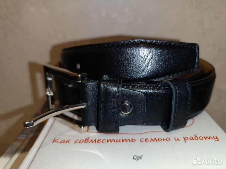 Мужской ремень натуральная кожа. Размер 105