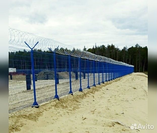 Забор из 3д сетки