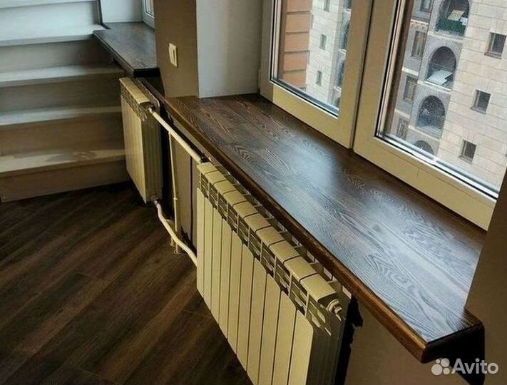 Подоконник деревянный