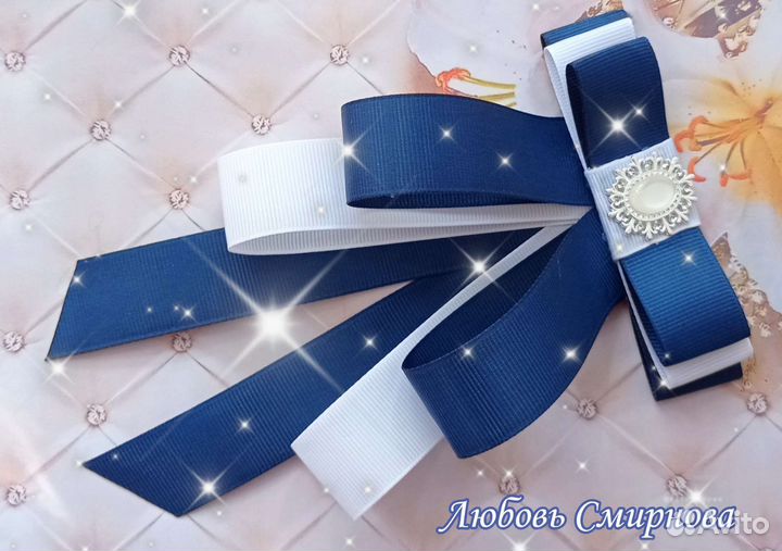 Школьные бантики ручной работы