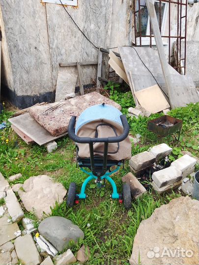 Детский велосипед с ручкой бу