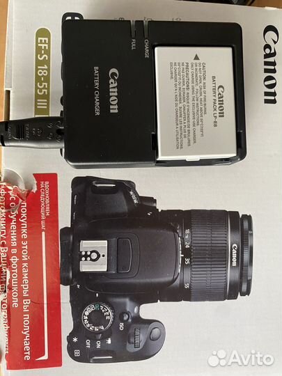 Зеркальный фотоаппарат canon eos 650d