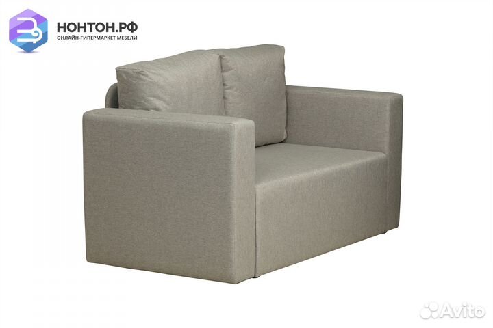 Диван выкатной Дэнвер серо-бежевый