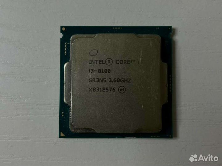 Процессор Intel core i3 8100