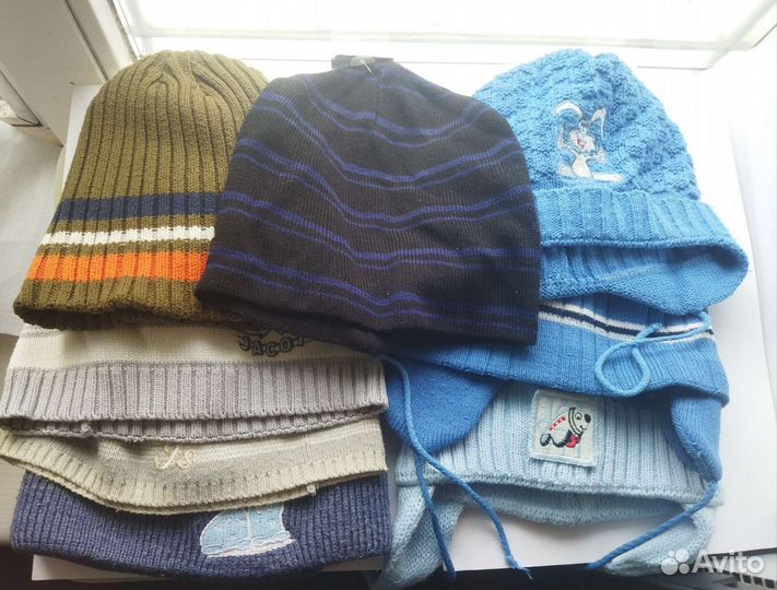 Шапки для мальчика от 1-4 лет