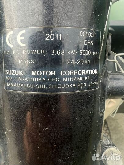 Надувная лодка с мотором с suzuki 5