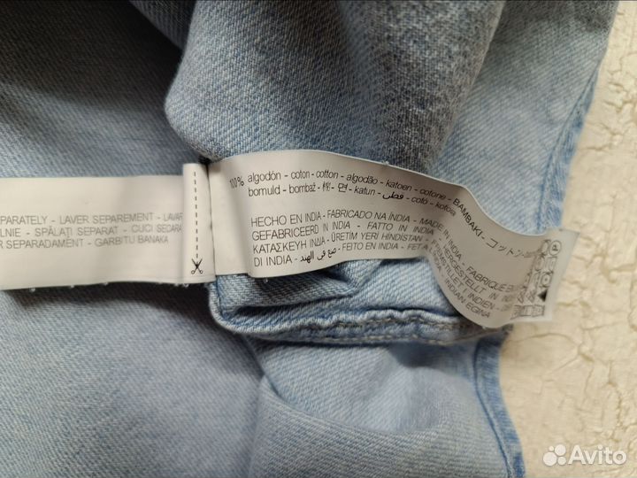 Рубашка джинс, Zara, размер М