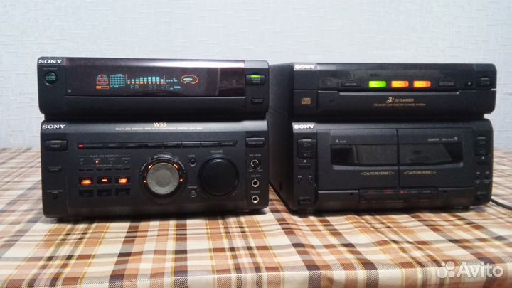 Муз. центр Sony W55 + колонки Sony SS-EX50