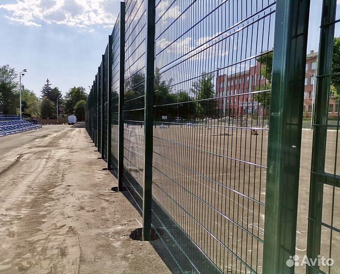 Забор сетка 3д