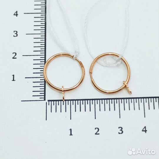 Золотые серьги