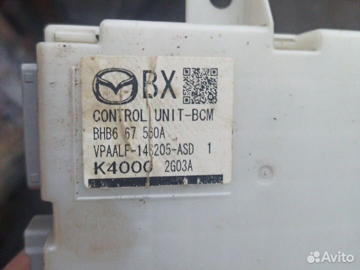 Блок комфорта mazda 3 BL 1.6 ат