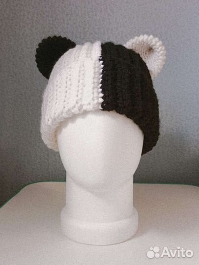 Шапка с ушками (в наличии)