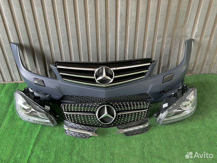 Бампер Mercedes C Class W204 AMG Мерседес 204