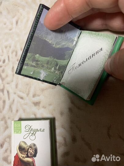 Мини книжки (одна с магнитом)