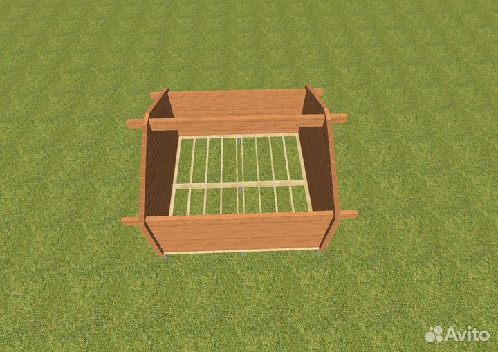 Сруб 6х6 из профилированного бруса