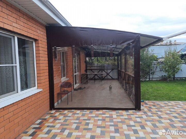 Мягкие окна для беседки