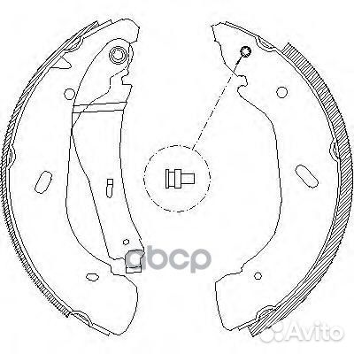 4108.00 колодки барабанные Ford Transit 2.3i/2