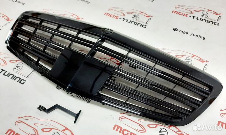 Решетка радиатора Mercedes S-class w221 S63 Black