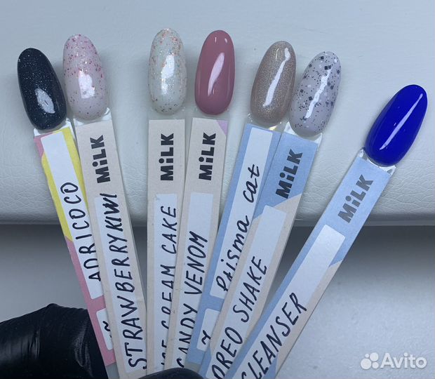 Гель лаки, цветные базы, топы с эффектами