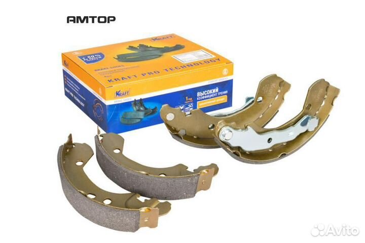 Kraft KT 091548 Колодка торм. Nissan Micra III (03