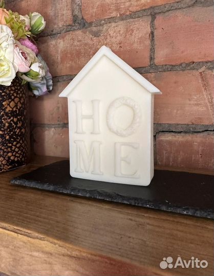 Свеча Домик ручная работа