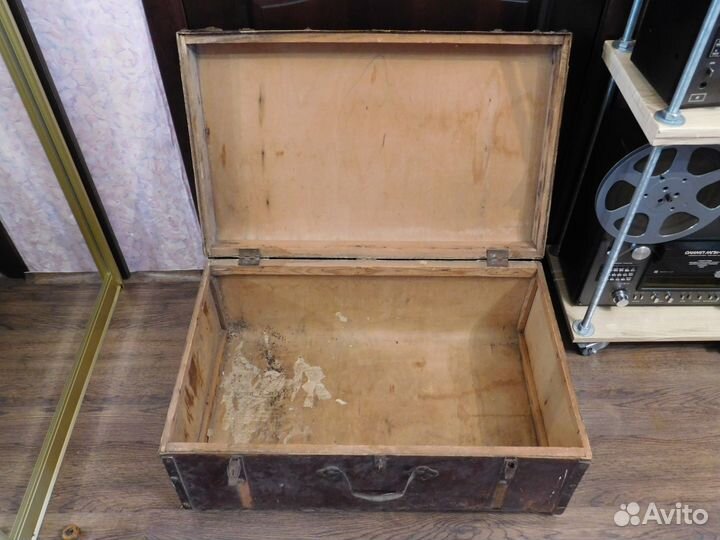 Чемодан деревянный