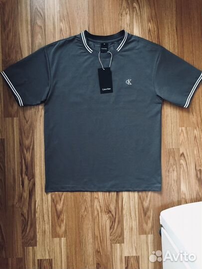 Футболка Оверсайз 48-56 р. Calvin Klein Новая мужс