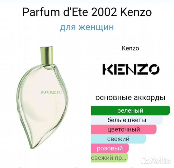 Kenzo parfum d'ete