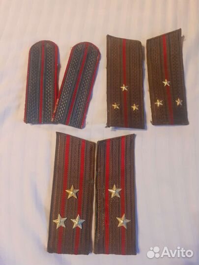 Погоны СССР и Россия РФ