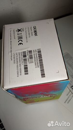 Коробка от телефона alcatel U5