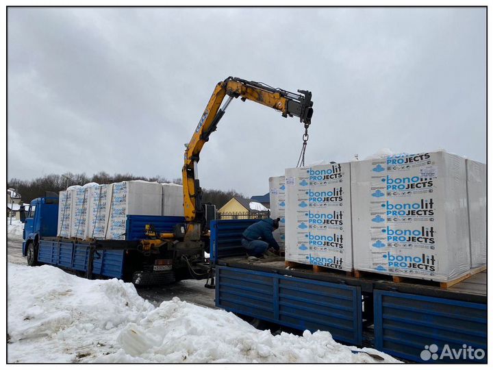 Пеноблоки газобетон Бонолит