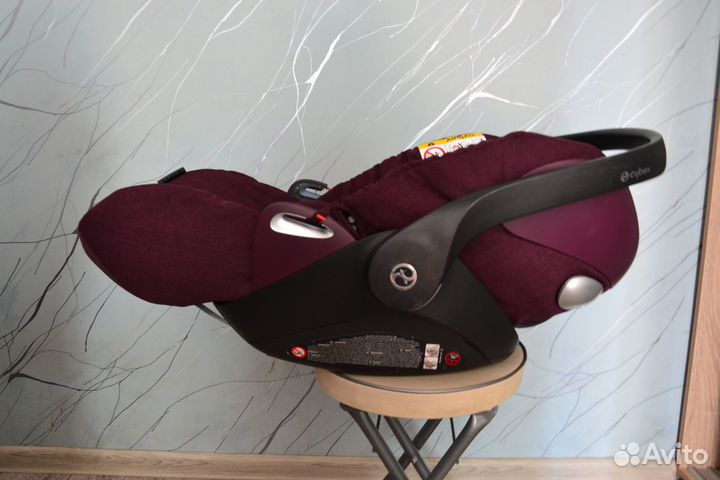 Автолюлька cybex Cloud Q plus с базой isofix