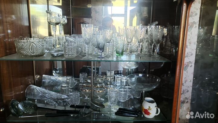 Посуда хрустальная и стеклянная советская раритет