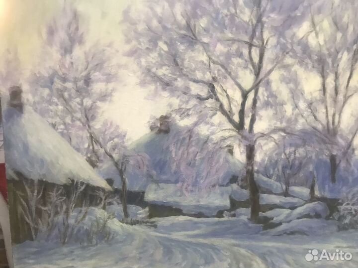 Картина «Морозное утро» 2001г. Худ. Медведев В.Я