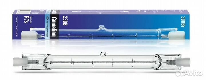 Лампа галогенная Camelion 2936, R7s, J118, 300Вт