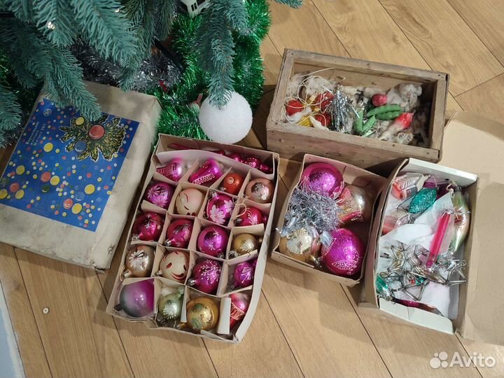 Елочные игрушки СССР