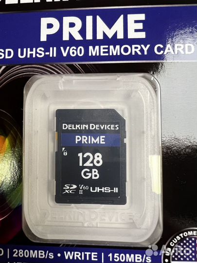 Delkin Devices Prime sdxc 128GB UHS-II V60