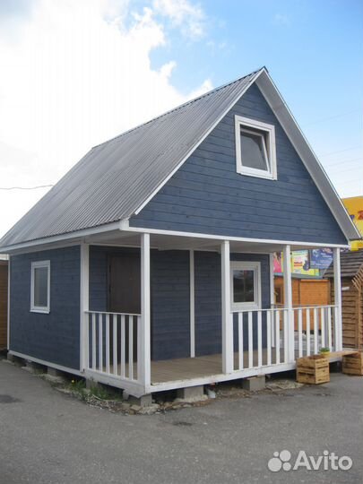 Дом с террасой 6х5 м