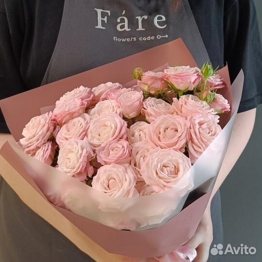 Цветы Розы Букеты из кустовых роз