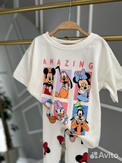 Новый костюм с лосинами 5-6, 7-8 лет