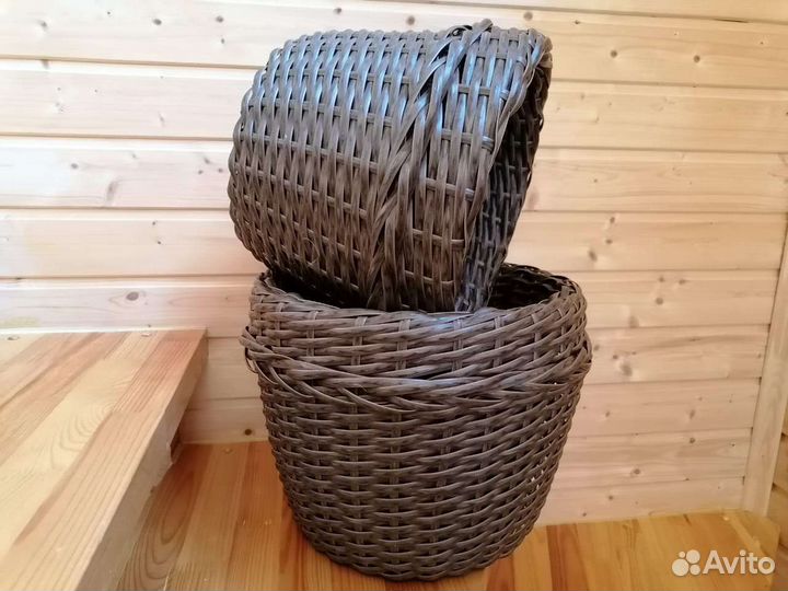 Кашпо напольное, декоративное, ручное