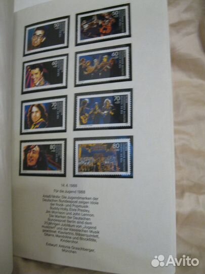 Западный Берлин. фрг. 1988 год. Годовой выпуск