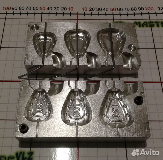 Форма для литья грузил