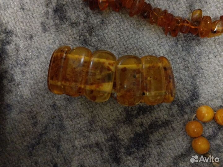 Бусы янтарь СССР