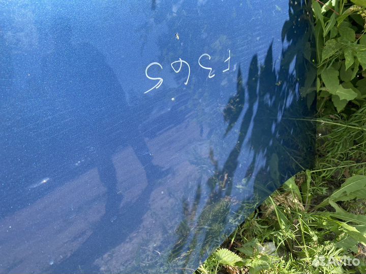 Капот Honda Civic 8 4D седан голубой