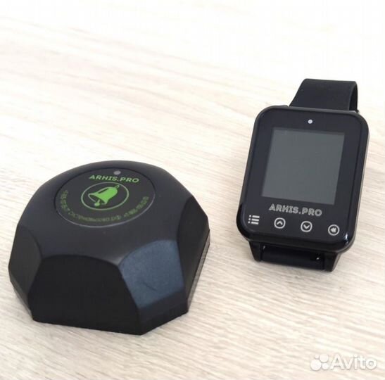 Кнопка вызова модель Бургер и пейджер на руку