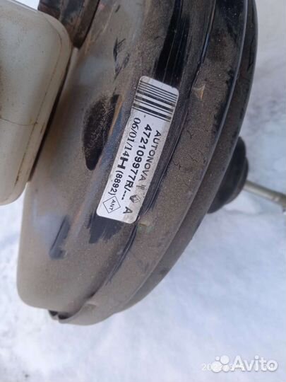 Вакуумный усилитель тормозов рено сандеро