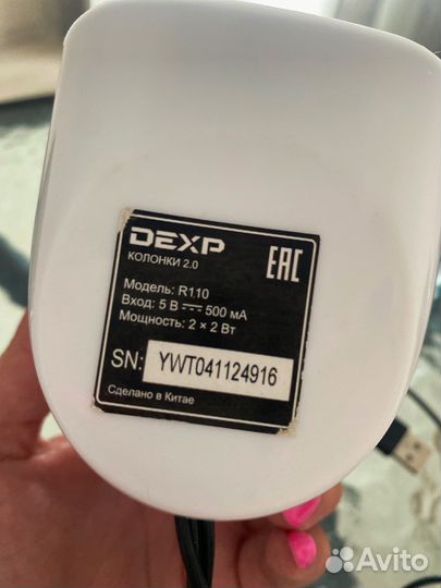 Колонки 2.0 dexp R110