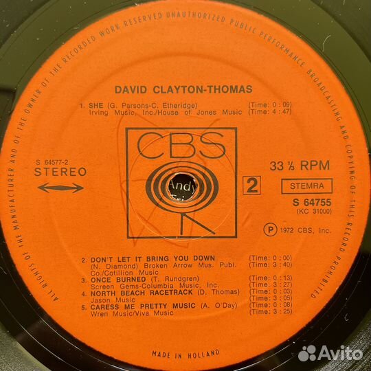 David Clayton-Thomas – David Clayton-Thomas (Голла