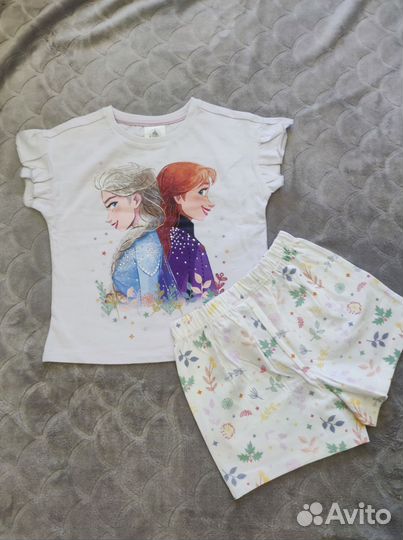 Пижама для девочки, Холодное сердце, Эльза, 105 см